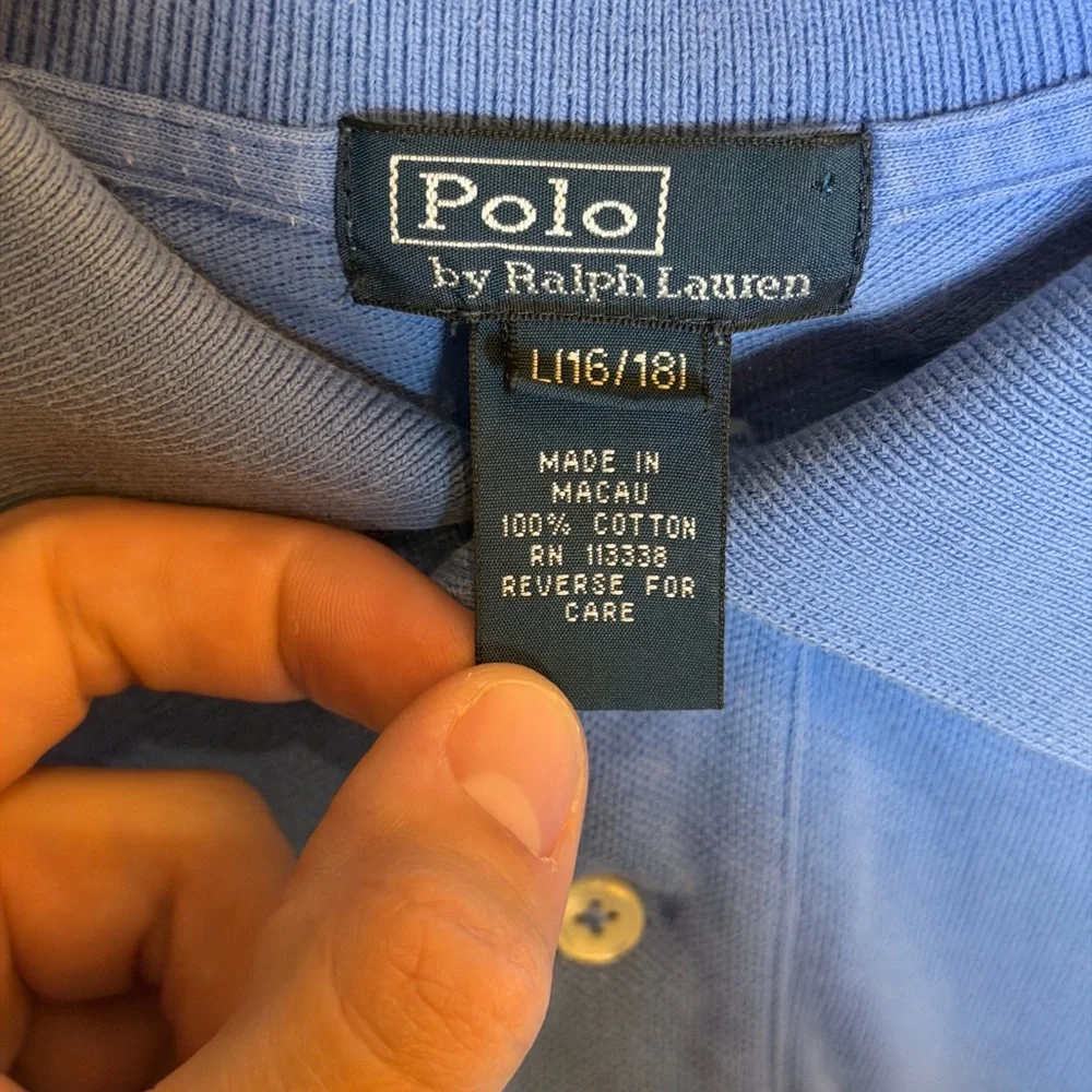 Ralph Lauren Kids Polo in‎ Sky Blue